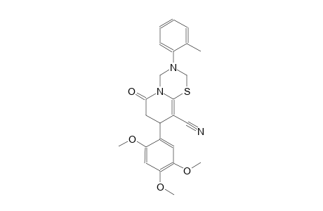 2H,6H-pyrido[2,1-b][1,3,5]thiadiazine-9-carbonitrile, 3,4,7,8-tetrahydro-3-(2-methylphenyl)-6-oxo-8-(2,4,5-trimethoxyphenyl)-