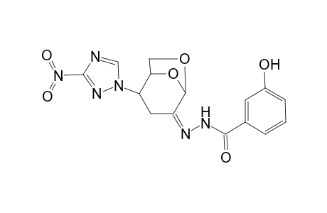 Benzhydrazide, 3-hydroxy-N2-[6,8-dioxa-2-(3-nitro-1,2,4-triazol-1-yl)bicyclo[3.2.1]octan-4-ylideno]-
