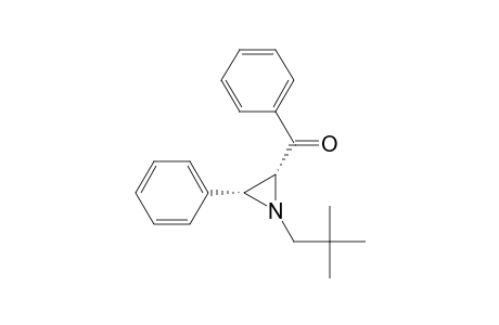 Methanone, [1-(2,2-dimethylpropyl)-3-phenyl-2-aziridinyl]phenyl-, cis-