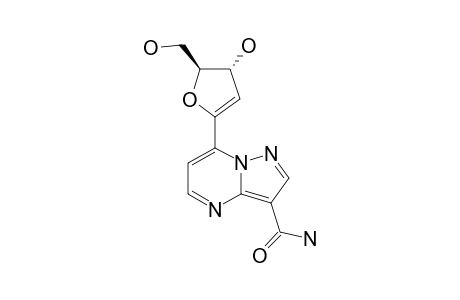 7-(1,4-ANHYDRO-2-DEOXY-D-ERYTHRO-PENT-1-ENOFURANOSYL)-PYRAZOLO-[1,5-A]-PYRIMIDINE-3-CARBOXYLATE