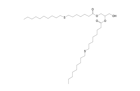 (+-)-O(1),O(2)-Bis(9-thiastearyl)glycerol