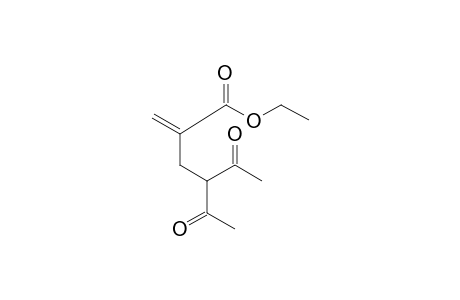 Ethyl 4-acetyl-2-methylene-5-oxohexanoate