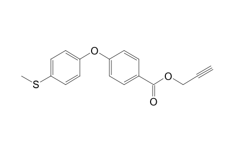 Benzoic acid, 4-[4-(methylthio)phenoxy]-, 2-propynyl ester