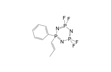 2-(1-Propenyl)-2-(phenyl)tetrafluorocyclotriphosphazene