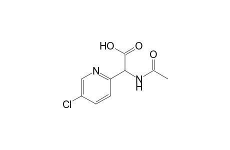 DL-.alpha.-(Acetylamino)-5-chloro-2-pyridineacetic acid