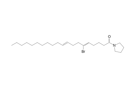N-(6'-Bromoeicosa-5',9'-dienoyl)-pyrrolidine