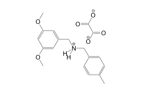 N-(3,5-dimethoxybenzyl)-1-(p-tolyl)methanaminium oxalate