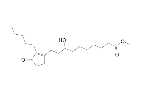 10-(2-amyl-3-keto-cyclopenten-1-yl)-8-hydroxy-capric acid methyl ester