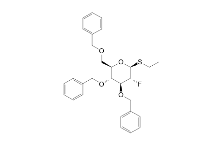 Ethyl-3,4,6-tri(O-benzyl)-2-deoxy-2-fluoro-.beta.-D-thioglucopyranoside