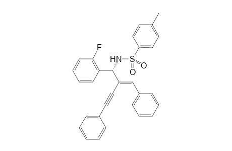 (R,E)-N-(2-benzylidene-1-(2-fluorophenyl)-4-phenylbut-3-ynyl)-4-methylbenzenesulfonamide