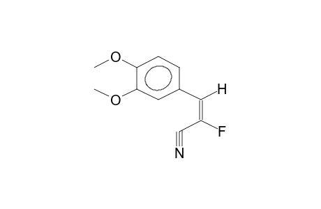 (E)-1-FLUORO-1-CYANO-2-(3,4-DIMETHOXYPHENYL)ETHENE