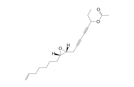 GINSENOYNE-H;3-ACETOXY-9,10-EPOXY-16-HEPTADECENE-4,6-DIYNE