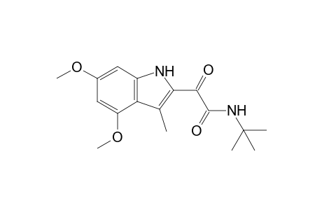 N-t-Butyl-2-(4',6'-dimethoxy-3'-methylindol-2'-yl)glyoxylamide