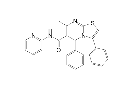 7-Methyl-3,5-diphenyl-N-(pyridine-2-yl)-5Hthiazolo[3,2-a]pyrimidine-6-carboxamide