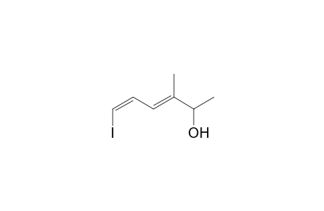 (3E,5Z)-6-Iodo-3-methylhexa-3,5-dien-2-ol
