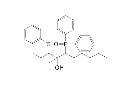 (3RS,4SR,5SR)-5-Diphenylphosphinoyl-4-methyl-3-(phenylsulfanyl)decane-4-ol