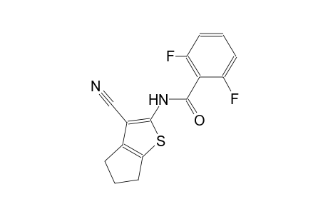 N-(3-cyano-5,6-dihydro-4H-cyclopenta[b]thien-2-yl)-2,6-difluorobenzamide