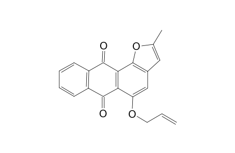 2-Methyl-5-(prop-2'-enyloxy)anthra[1,2-b]furan-6,11-dione