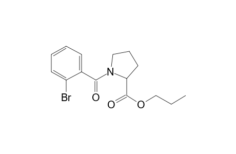 L-Proline, N-(2-bromobenzoyl)-, propyl ester