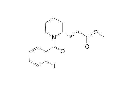 (R,E)-Methyl 3-[1-(2-iodobenzoyl)piperidin-2-yl]acrylate