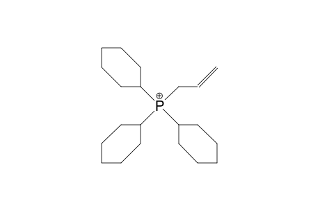 Allyl-tricyclohexyl-phosphonium cation