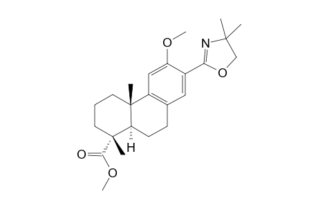 Methyl 13-(4',4'-Dimethyl-4',5'-dihydroxazol-2'-yl)-12-methoxypodocarpa-8,11,13-trien-19-oate