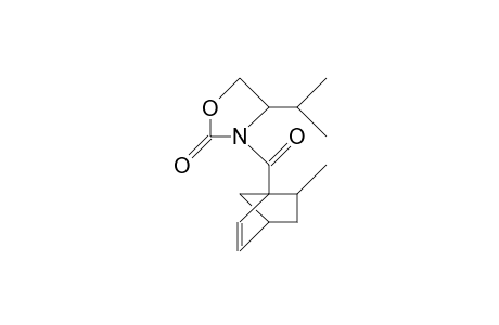 (4S)-Isopropyl-3-([3R,4R,5S,6S]-5-methyl-bicyclo(2.2.1)hept-2-en-4-carbonyl)-2-oxazolidinone