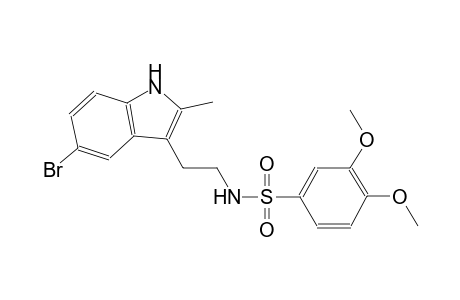 benzenesulfonamide, N-[2-(5-bromo-2-methyl-1H-indol-3-yl)ethyl]-3,4-dimethoxy-