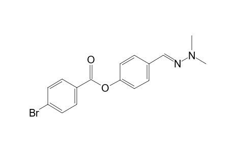 4-[(E)-(2,2-Dimethylhydrazono)methyl]phenyl 4-bromobenzoate