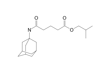 Glutaric acid, monoamide, N-(1-adamantyl)-, isobutyl ester