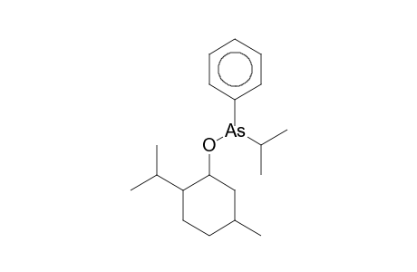 (5-methyl-2-propan-2-yl-cyclohexyl)oxy-phenyl-propan-2-yl-arsane