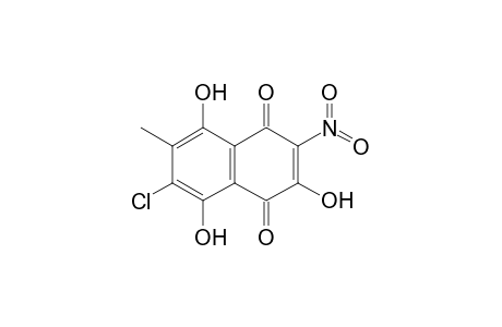 7(6)-Chloro-2,5,8-trihydroxy-6(7)-methyl-3-nitronaphthalene-1,4-dione