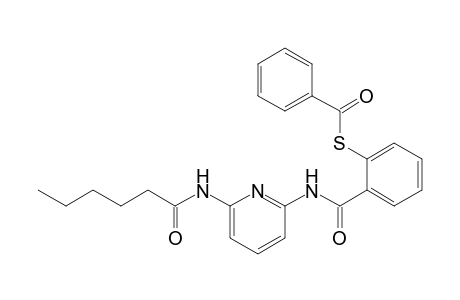 2(-2-(Benzoylmercapto)benzoylamino)-6-hexanoylaminopyridine