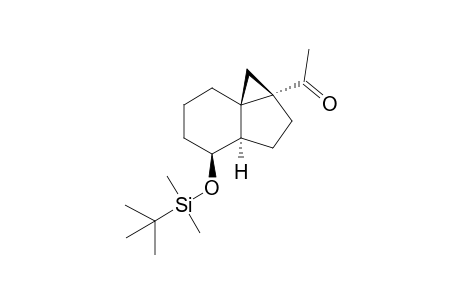 (8.beta.)-(17S)-8-[(tert-Butyldimethylsilyl)oxy]-des-A,B-17,18-cyclo-17.alpha.-pregnan-20-one