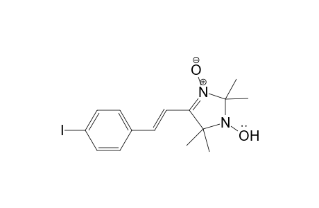 4-[2-(p-Iodophenyl)vinyl]-2,2,5,5-tetramethyl-3-imazazoline-3-oxide-1-oxyl