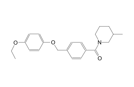 1-{4-[(4-ethoxyphenoxy)methyl]benzoyl}-3-methylpiperidine