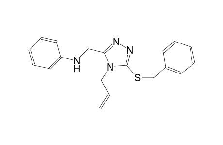 N-{[4-allyl-5-(benzylsulfanyl)-4H-1,2,4-triazol-3-yl]methyl}aniline