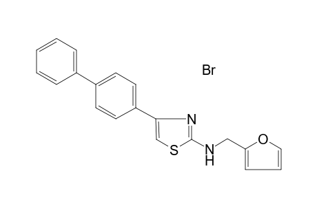 N-(4-[1,1'-biphenyl]-4-yl-1,3-thiazol-2-yl)-N-(2-furylmethyl)amine hydrobromide