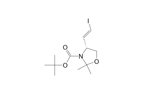 (4R)-4-[(E)-2-iodoethenyl]-2,2-dimethyl-3-oxazolidinecarboxylic acid tert-butyl ester