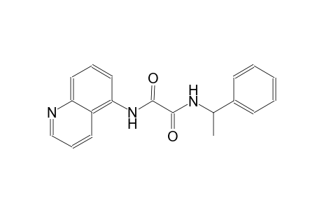 ethanediamide, N~1~-[(1R)-1-phenylethyl]-N~2~-(5-quinolinyl)-