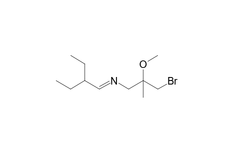 N-(2-Ethyl-1-butylidene)-3-bromo-2-methoxy-2-methylpropylamine