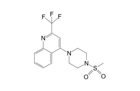 Quinoline, 2-trifluoromethyl-4-(4-methylsulfonyl-1-piperazinyl)-