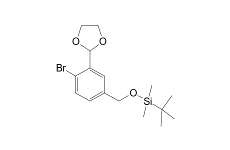 2-(2'-Bromo-5'-(t-butyldimethylsilyloxymethyl)phenyl-1,3-dioxolane