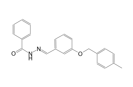 N'-((E)-{3-[(4-methylbenzyl)oxy]phenyl}methylidene)benzohydrazide