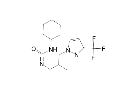N-cyclohexyl-N'-{2-methyl-3-[3-(trifluoromethyl)-1H-pyrazol-1-yl]propyl}urea