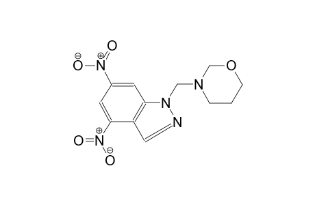 1H-indazole, 1-[(dihydro-2H-1,3-oxazin-3(4H)-yl)methyl]-4,6-dinitro-