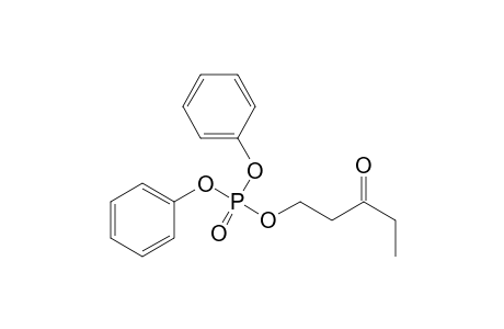 .alpha.-(Diphenylphosphoryloxy)pentan-3-one