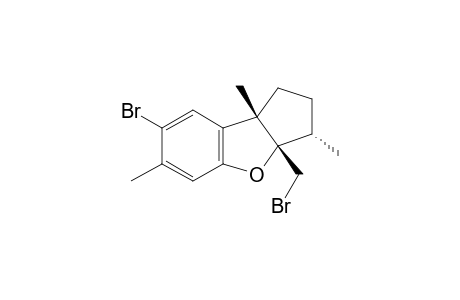 (3S,3aS,8bS)-7-bromo-3a-(bromomethyl)-3,6,8b-trimethyl-2,3-dihydro-1H-cyclopenta[b][1]benzoxole