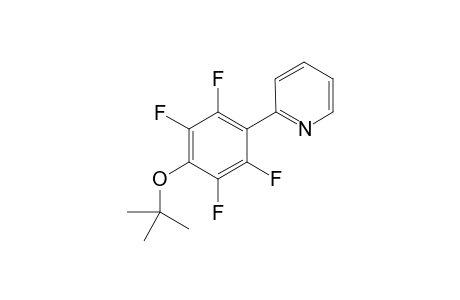 2-(4-tert-Butoxy-2,3,5,6-tetrafluorophenyl)pyridine