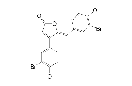 3',3''-DIBROMOBROMORUBROLIDE_E;5-(3-BROMO-4-HYDROXYBENZYLIDENE)-4-(3-BROMO-4-HYDROXYPHENYL)-FURAN-2-(5-H)-ONE